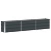 vidaXL Jardini&egrave;re Anthracite 240 x 40 x 45 cm Acier