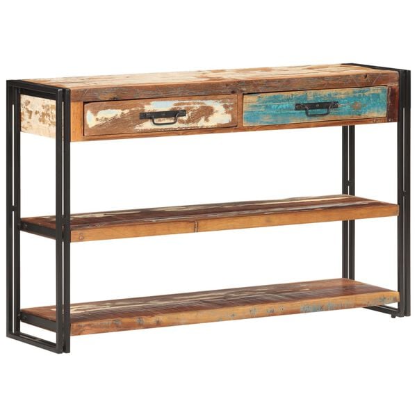 vidaXL Buffet 120x30x75 cm Bois de récupération solide