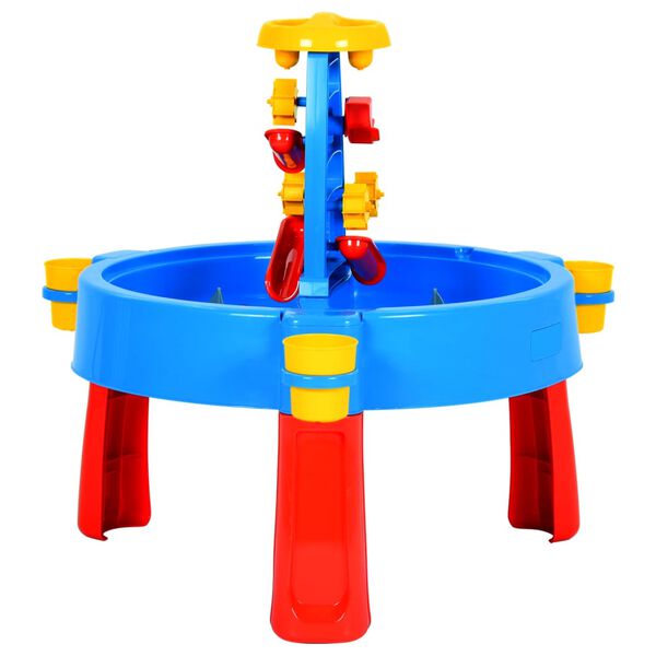 vidaXL Table à eau et sable pour enfants 3-1