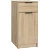 vidaXL Armoire de bureau Ch&ecirc;ne sonoma 33,5x50x75 cm Bois d'ing&eacute;nierie
