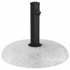 vidaXL Pied de parasol 20,9kg Gris clair B&eacute;ton Rond