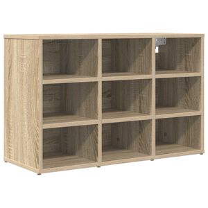 vidaXL Cabinet &agrave; chaussures Ch&ecirc;ne Sonoma 77,5 x 30 x 51 cm