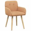vidaXL Chaises de salle &agrave; manger 2 pcs Boucl&eacute; Beige 59 x 57 x 85 cm