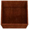 vidaXL Jardini&egrave;res 2 pcs 32x30x29 cm acier corten