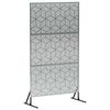 vidaXL &Eacute;cran de confidentialit&eacute; 100 x 50 x 180 cm Acier galvanis&eacute;