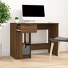 vidaXL Bureau Chêne marron 100x50x75 cm Bois d'ingénierie