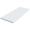 vidaXL Coussins de Matelas Blanc 70 x 200 cm Mousse PU
