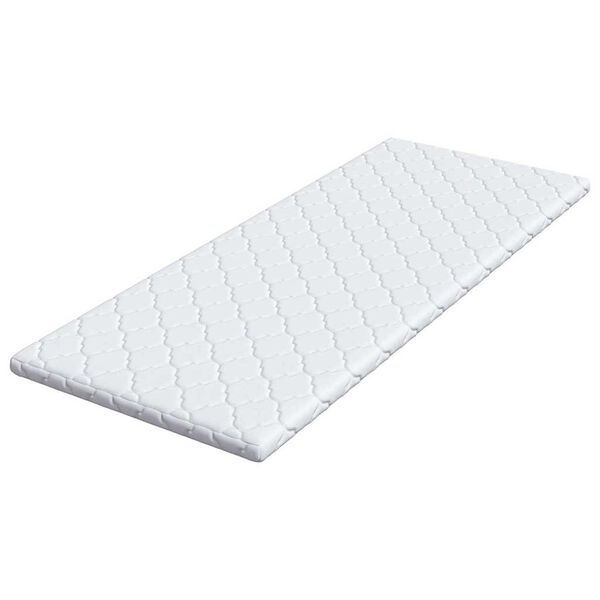 vidaXL Coussins de Matelas Blanc 70 x 200 cm Mousse PU