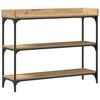 vidaXL Table Console ch&ecirc;ne artisanal 100 x 30 x 80 cm