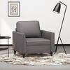 vidaXL Fauteuil Gris 60 cm Similicuir