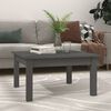 vidaXL Table basse Gris 55x55x30 cm Bois massif de pin