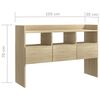 vidaXL Buffet Chêne sonoma 105x30x70 cm Bois d’ingénierie