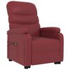vidaXL Fauteuil de massage Rouge bordeaux Similicuir