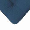vidaXL Coussins de siège 4 pcs Bleu 45 x 45 x 12 cm tissu