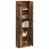 vidaXL Armoire Chêne fumé 55 x 25 x 189 cm Bois d'ingénierie