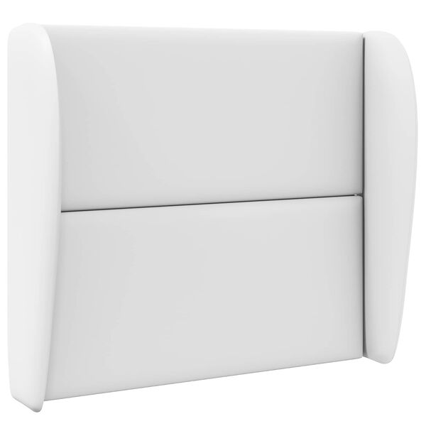 vidaXL Oreille de t&ecirc;te de lit Blanc 80 x 23 x 6 cm PVC