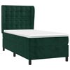 vidaXL Sommier &agrave; lattes de lit avec matelas Vert fonc&eacute; 90x190 cm