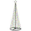 vidaXL Sapin de No&euml;l LED spirale avec socle EKENAS 180 cm 220 LED