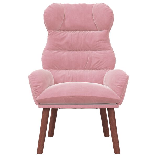 vidaXL fauteuil Rose 69 x 74 x 93 cm Velours