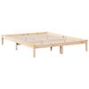 vidaXL Cadre de lit extra long sans matelas 140x220 cm bois massif pin