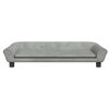 vidaXL Lit pour chien gris clair 100x50x21 cm velours