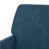 vidaXL Banc Bleu 108x79x79 cm Velours