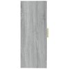 vidaXL Armoire murale suspendue Sonoma gris 69,5x34x90 cm