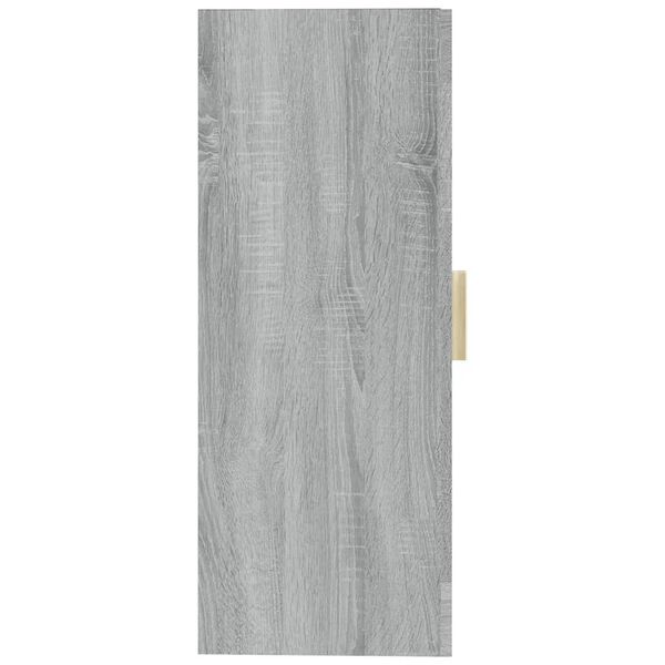 vidaXL Armoire murale suspendue Sonoma gris 69,5x34x90 cm