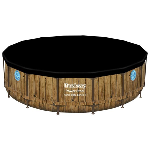 Bestway Ensemble de piscine Power Steel 488x122 cm