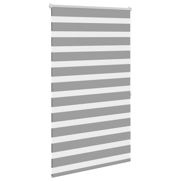 vidaXL Store v&eacute;nitien z&eacute;br&eacute; 100,9 x 175 cm, largeur du tissu 96,7 cm, gris