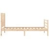vidaXL Cadre de lit sans matelas 90x200 cm bois massif