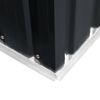 vidaXL Abri de jardin 257x298x178 cm M&eacute;tal Anthracite