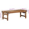 vidaXL Table basse Marron 110 x 55 x 40 cm Bois Recyclé Solide