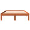 vidaXL Cadre de lit sans matelas cire marron 140x200cm bois pin massif