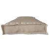vidaXL Set de coussins de palette 2 pcs Taupe 180 x 40 x 8 cm
