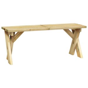 vidaXL Banc de jardin 110 cm Bois de pin impr&eacute;gn&eacute;
