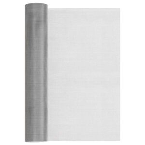 vidaXL &Eacute;cran en maille 40 x 2000 cm 30 Mesh Acier Inoxydable 201