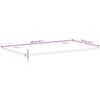 vidaXL Dessus de bureau 100x50x1,5 cm bois massif de h&ecirc;tre