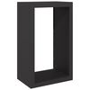 vidaXL Portant de bois de chauffage noir 60x40x100 cm acier