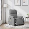 vidaXL Fauteuil inclinable de massage électrique gris foncé