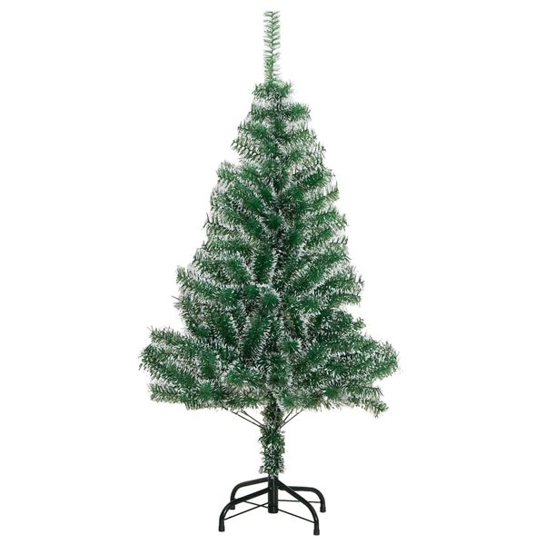 vidaXL Sapin de No&euml;l artificiel avec neige floqu&eacute;e vert 120 cm