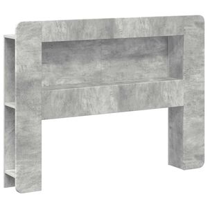 vidaXL Cabinet de T&ecirc;te de Lit Gris b&eacute;ton Bois d&rsquo;ing&eacute;nierie