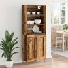 vidaXL Haut Armoire Bois ancien 69,5 x 34 x 180 cm Bois d'ing&eacute;nierie