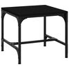 vidaXL Table basse Noir 50x50x35 cm Bois d'ing&eacute;nierie