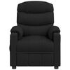 vidaXL Fauteuil inclinable Noir Tissu