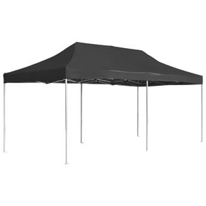 vidaXL Tente de r&eacute;ception pliable Aluminium 6 x 3 m Anthracite