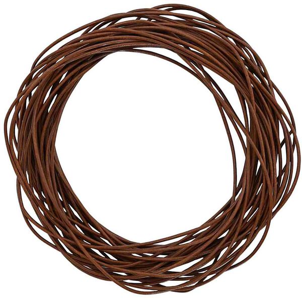 vidaXL Corde en Cuir Marron Clair Ø1,5 mm x 10 m Cuir