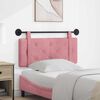 vidaXL T&ecirc;te de lit suspendue Rose 110 x 55 x 5 cm Velours