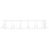 vidaXL Chenil d'ext&eacute;rieur pour chiens argent&eacute; 6x10x2 m acier galvanis&eacute;