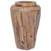 vidaXL Vase de d&eacute;coration 40 x 60 cm Bois de teck solide